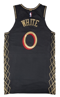 2020 Coby White Game Used Chicago Bulls #0 City Edition Jersey Used on 12/27/20 - 20 Points, 7 Rebounds & 5 Assists (MeiGray)
